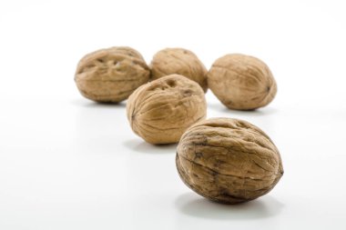 Ceviz yakın çekim. Stüdyoda çekilmiş..