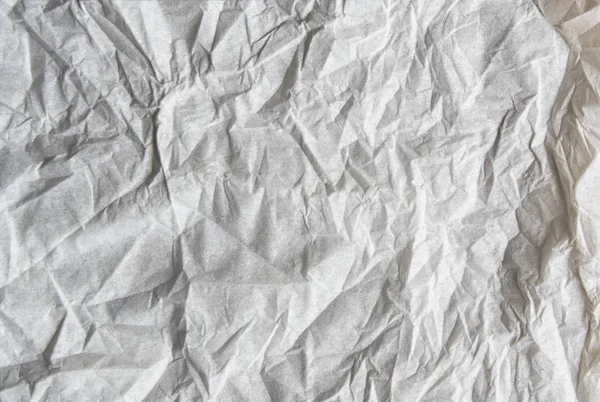 Crumpled Straightened White Paper Napkin Background Texture — Stock Photo, Image