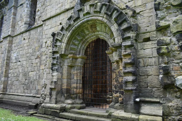 Abdij Van Kirkstall Een Geruïneerd Cisterciënzer Klooster Dat Zich Een — Stockfoto