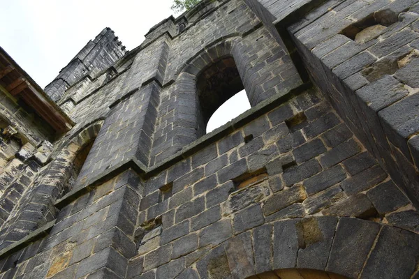 Kirkstall Abbey Mosteiro Cisterciense Ruínas Que Está Situado Parque Público — Fotografia de Stock