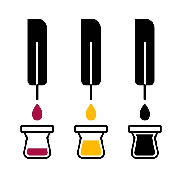 Sík Lineáris Kivitel Lapos Aláírás Vagy Írásikon Alkalmazásokhoz Webhelyekhez Vektoros — Stock Vector