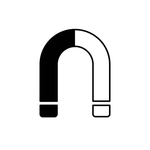 Flaches Lineares Design Magnet Symbol Für Den Öffentlichen Gebrauch Websites — Stockvektor