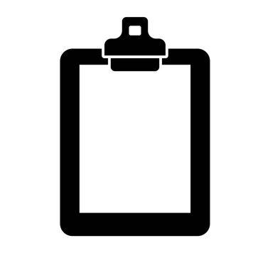 Düz doğrusal tasarım. Boş kağıtlı pano - Vektör.