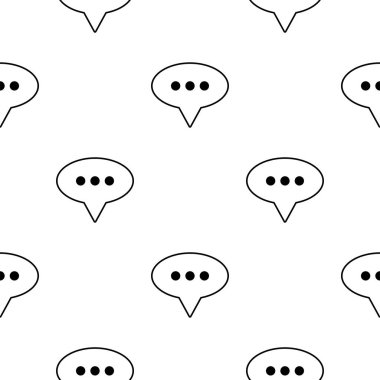 Sosyal iletişim sorunsuz desen. Arka plan. Soyut doku. Duvar kağıtları, sarma, tekstil için tasarım şablonu. Vektör İllüstrasyonu