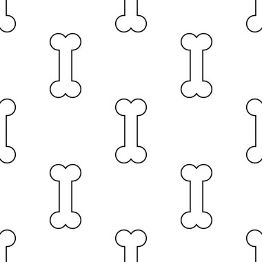 Kemik dikişsiz desen. Arka plan. Soyut geometrik şekil dokusu. Duvar kağıtları, sarma, tekstil için tasarım şablonu. Vektör İllüstrasyonu