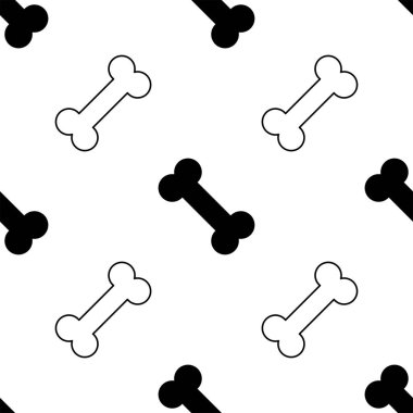 Kemik dikişsiz desen. Arka plan. Soyut geometrik şekil dokusu. Duvar kağıtları, sarma, tekstil için tasarım şablonu. Vektör İllüstrasyonu