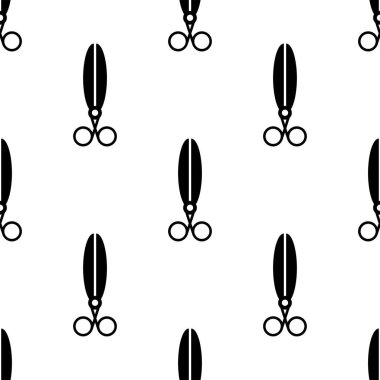 Makas dikişsiz desen. Arka plan. Soyut geometrik şekil dokusu. Duvar kağıtları, sarma, tekstil için tasarım şablonu. Vektör İllüstrasyonu