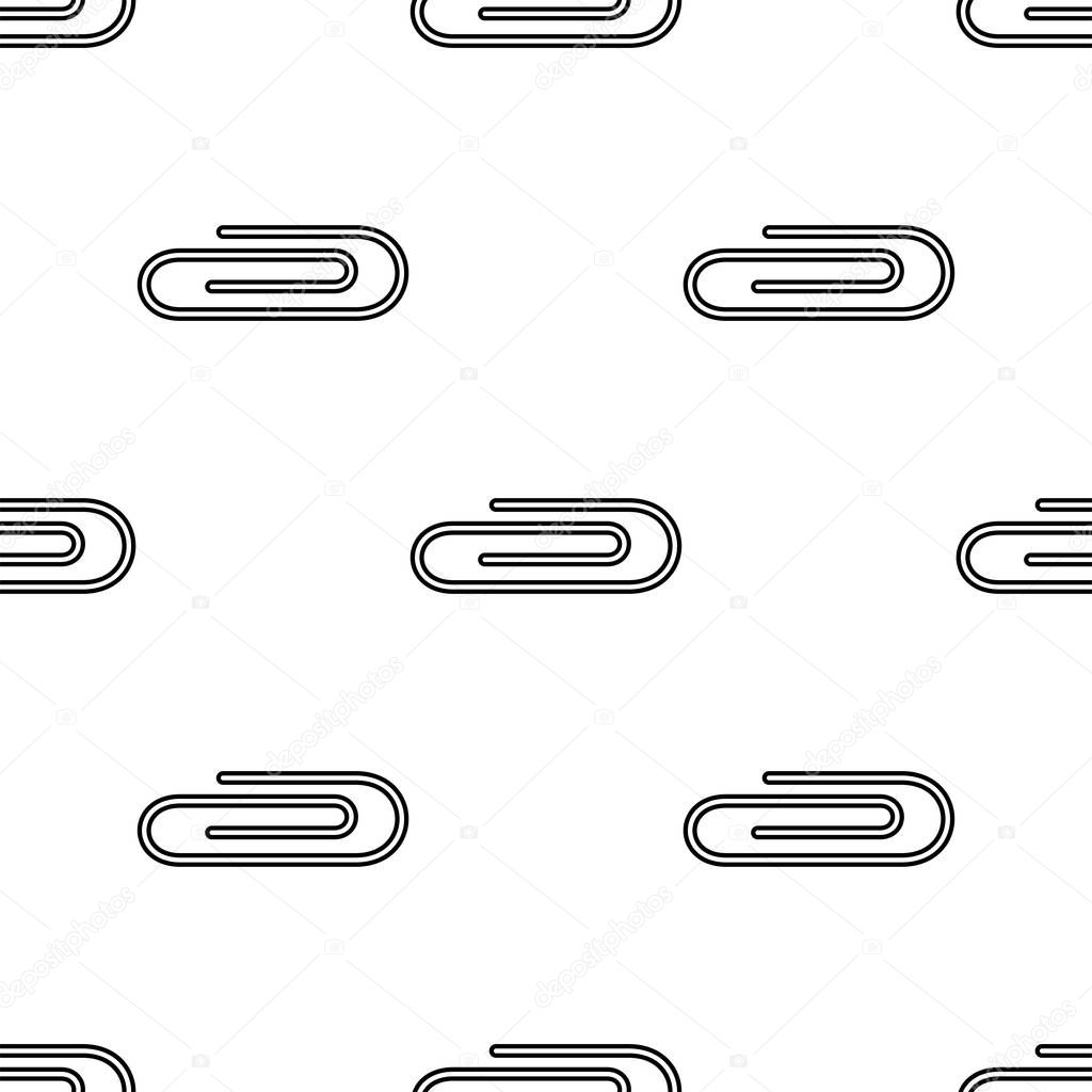 Paper clip seamless pattern. Background. Abstract geometric shape texture. Design template for wallpapers,wrapping, textile. Vector Illustration