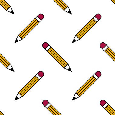 Silgi dikişsiz desenli kalem. Arka plan. Soyut geometrik şekil dokusu. Duvar kağıtları, sarma, tekstil için tasarım şablonu. Vektör İllüstrasyonu