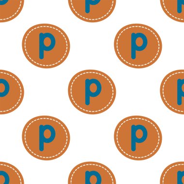 Düz doğrusal tasarım. İngiliz alfabesinin kusursuz dokusu. Küçük harfler. Duvar kağıdı, kalıp dolguları, web sayfası, yüzey dokuları, tekstil baskısı, ambalaj kağıdı için kullanılabilir - Vektör