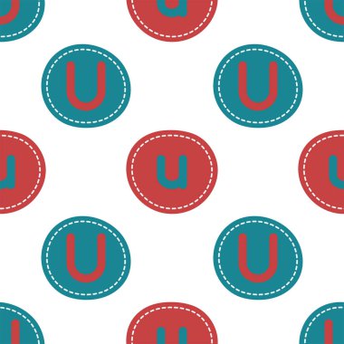 Düz doğrusal tasarım. İngiliz alfabesinin kusursuz dokusu. Büyük ve küçük harflerle. Duvar kağıdı, kalıp dolguları, web sayfası, yüzey dokuları, tekstil baskısı, ambalaj kağıdı için kullanılabilir - Vektör