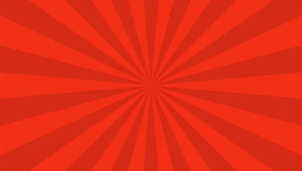 Fondo Retro Los Rayos Son Rojos Movimiento Las Rayas Desde — Vector de stock