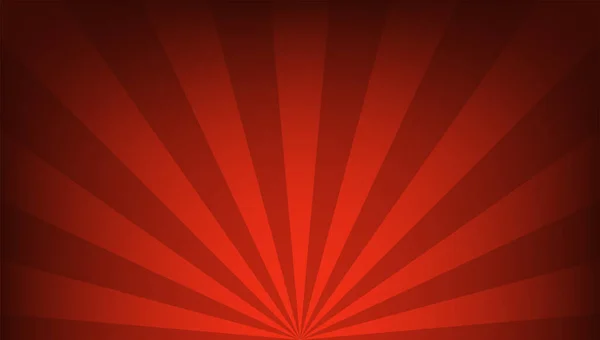 Fondo Retro Los Rayos Son Rojos Movimiento Las Rayas Desde — Vector de stock