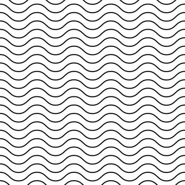 Geometrik desenli bir arkaplan. Kusursuz dalgalı doku. Vektör illüstrasyonu.