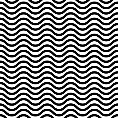 Geometrik desenli bir arkaplan. Kusursuz dalgalı doku. Vektör illüstrasyonu.