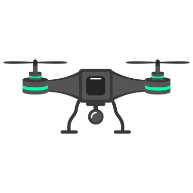 İzole dron oyuncak simgesi