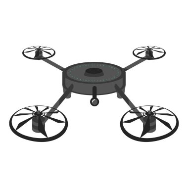 İzole dron oyuncak simgesi