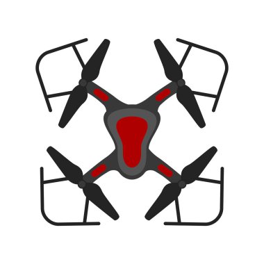 İzole dron oyuncak simgesi