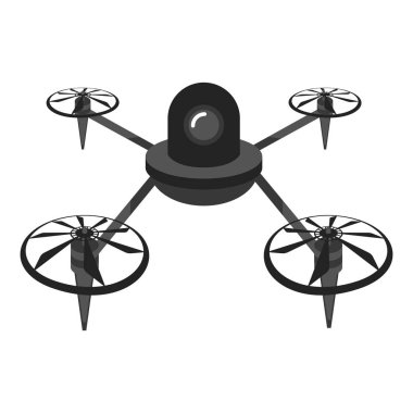 İzole dron oyuncak simgesi
