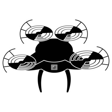 Uçak oyuncak siluet simge