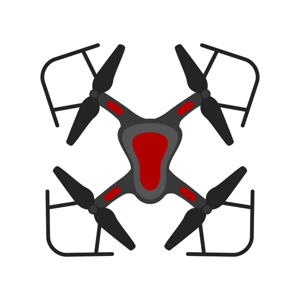 Geïsoleerde drone speelgoed pictogram — Stockvector
