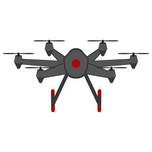 Icono de juguete de dron aislado — Vector de stock