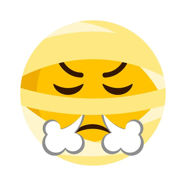 愤怒的妈咪 emoji 表情图标 — 图库矢量图片