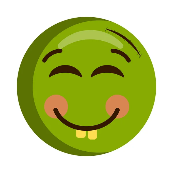 Happy zraněné emoji ikony — Stockový vektor