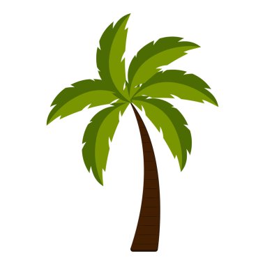İzole edilmiş palmiye ağacı simgesi