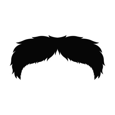 İzole retro bıyık