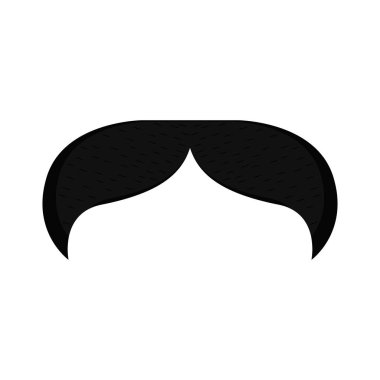 İzole retro bıyık