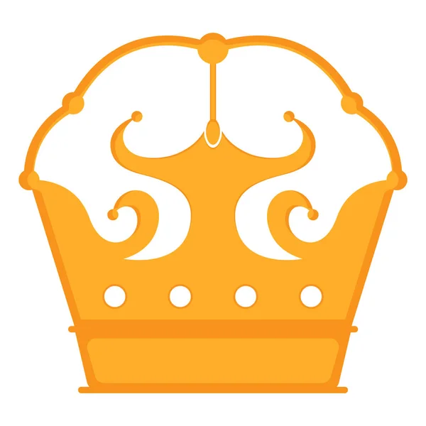 Golden crown icon — Stock Vector