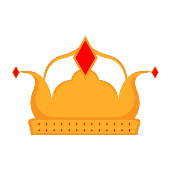 Icono de corona dorada — Archivo Imágenes Vectoriales