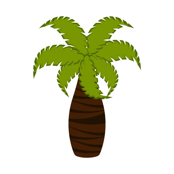 Icono de palmera aislada — Archivo Imágenes Vectoriales