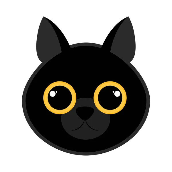Avatar gatto carino isolato — Vettoriale Stock