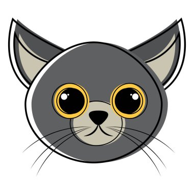 Şirin kedi avatar kroki