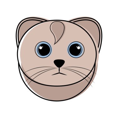 Şirin kedi avatar kroki