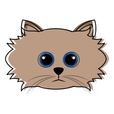 Şirin kedi avatar kroki