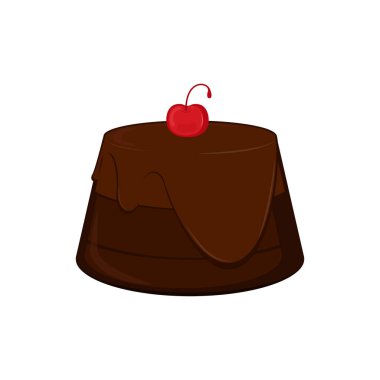 İzole şekerli tatlı simgesi