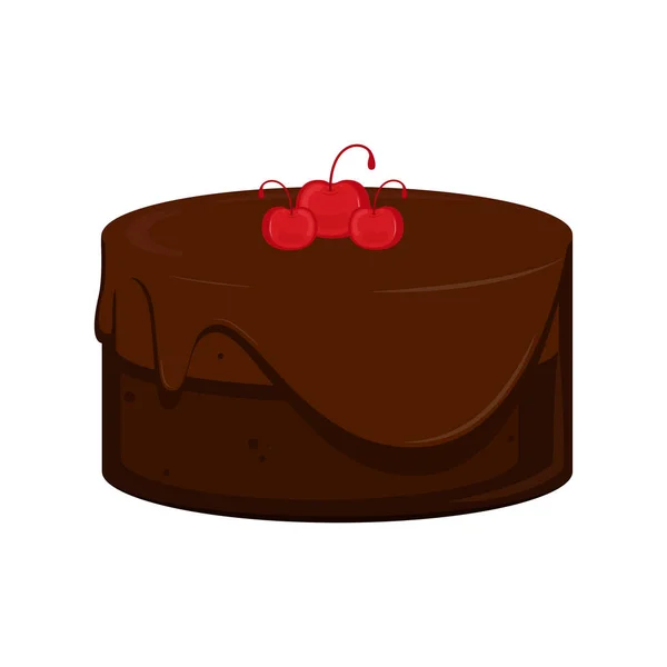 Isolated sweet dessert icon — Stock Vector