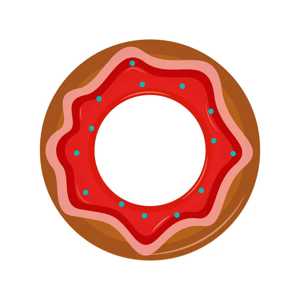Geïsoleerde donut icoon — Stockvector