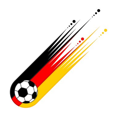Almanya bayrağı futbol topu