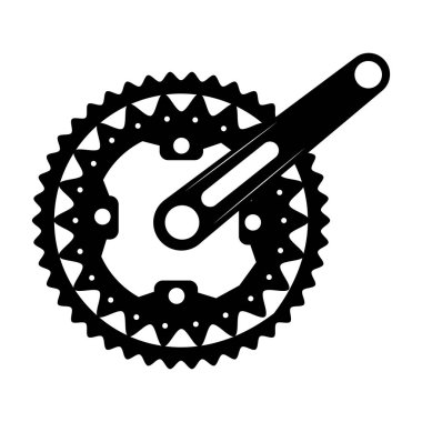 Bicycle gear icon clipart