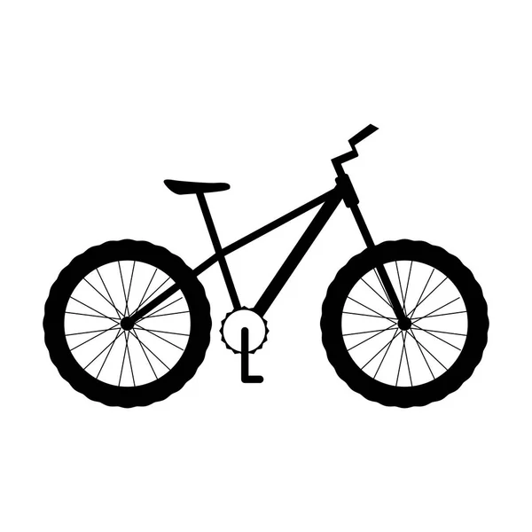 Значок ізольованих велосипеда — стоковий вектор