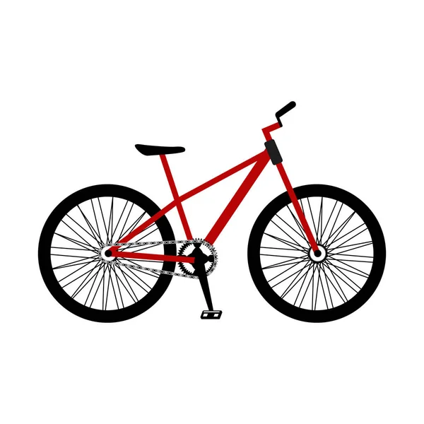 Geïsoleerde fiets pictogram — Stockvector