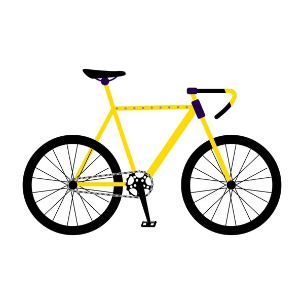 Isolated bicycle icon — Stock Vector