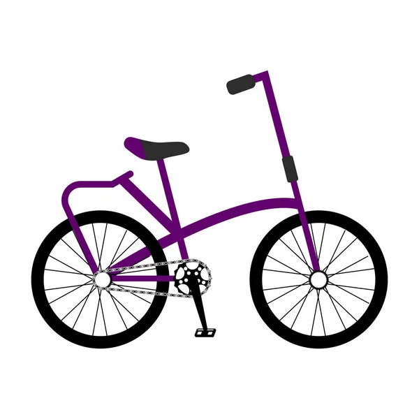 Isolated bicycle icon — Stock Vector