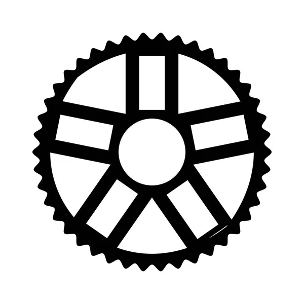 Bicycle gear icon — Stock Vector