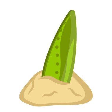 Kum simgesini izole sörf tahtası