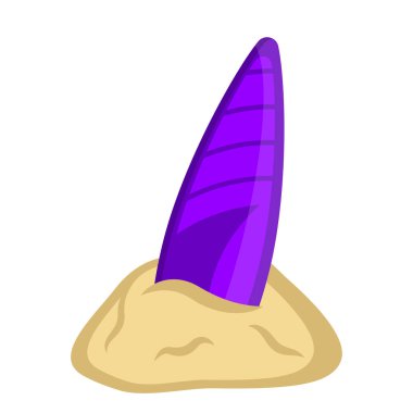 Kum simgesini izole sörf tahtası